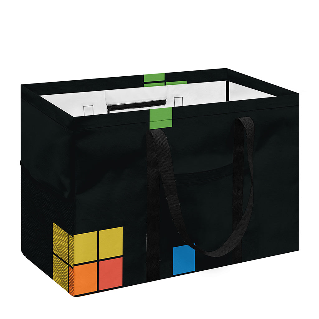 Colorful Brick Puzzle Video Game Print Utility Tote Bag