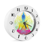 Colorful Buddha Lotus Print Alarm Clock