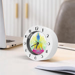Colorful Buddha Lotus Print Alarm Clock