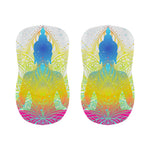 Colorful Buddha Lotus Print Bar Stool Covers