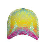 Colorful Buddha Lotus Print Baseball Cap