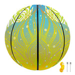Colorful Buddha Lotus Print Basketball