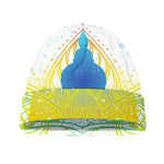 Colorful Buddha Lotus Print Beanie