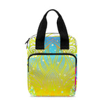 Colorful Buddha Lotus Print Bible Tote Bag