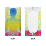 Colorful Buddha Lotus Print Changing Pad Cover