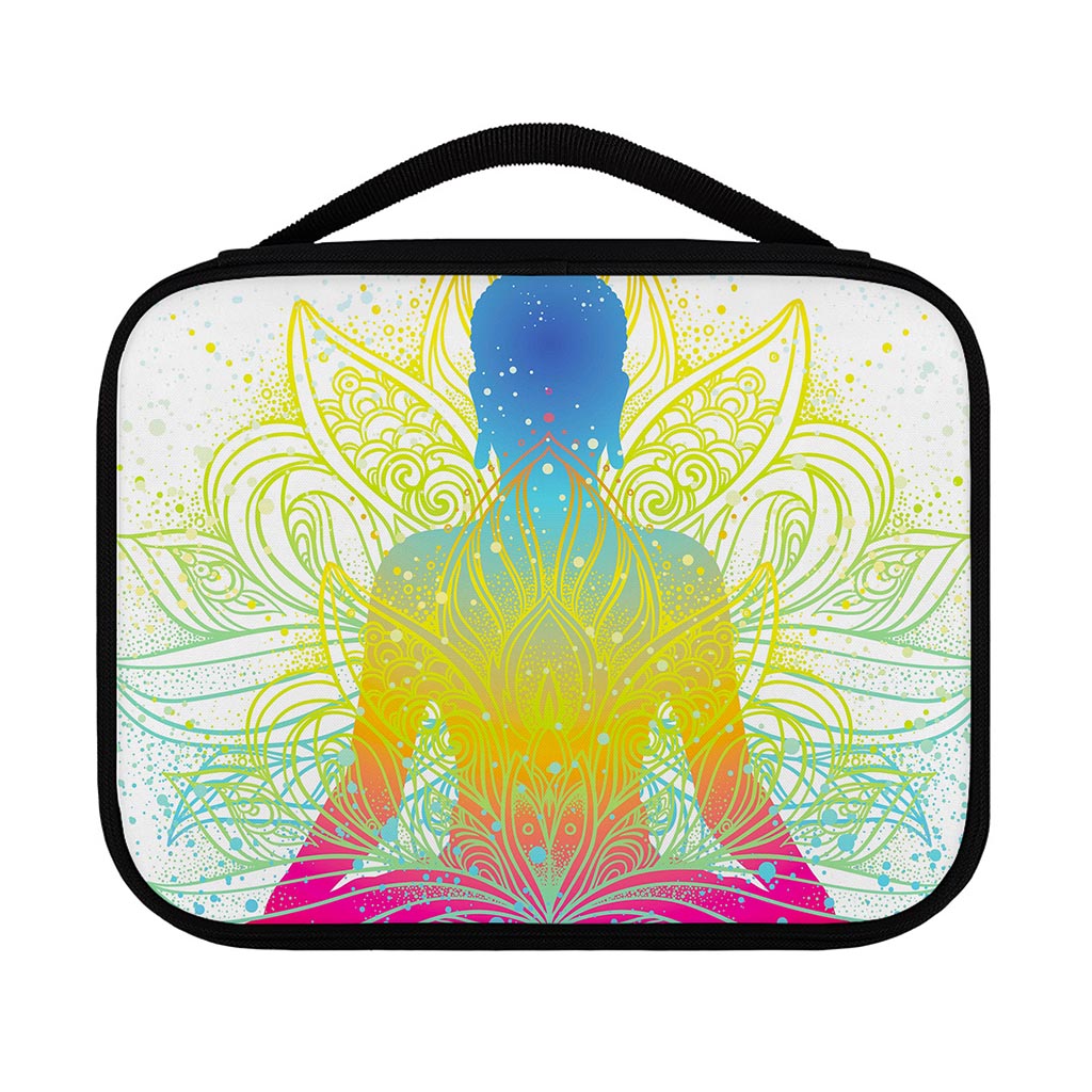 Colorful Buddha Lotus Print Classic Bible Case