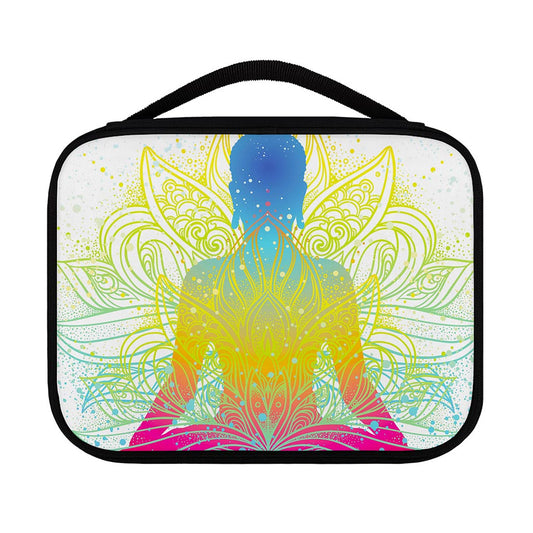 Colorful Buddha Lotus Print Classic Bible Case