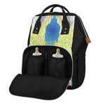 Colorful Buddha Lotus Print Diaper Bag