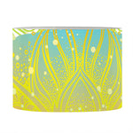 Colorful Buddha Lotus Print Drum Lamp Shade