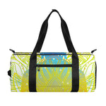 Colorful Buddha Lotus Print Gym Bag