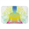 Colorful Buddha Lotus Print Indoor Door Mat