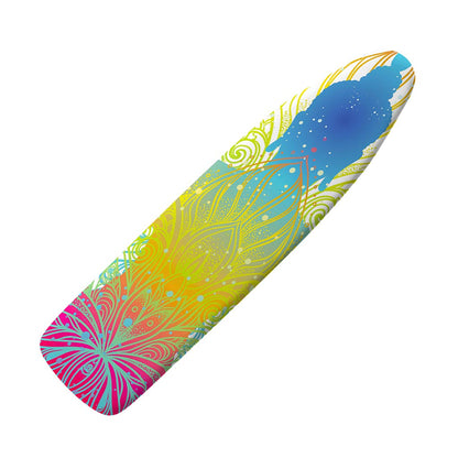 Colorful Buddha Lotus Print Ironing Board Cover