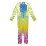 Colorful Buddha Lotus Print Jumpsuit