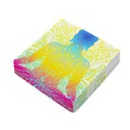 Colorful Buddha Lotus Print Outdoor Seat Cushion Cover