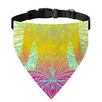 Colorful Buddha Lotus Print Over The Collar Dog Bandana