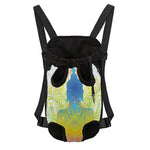 Colorful Buddha Lotus Print Pet Carrier Backpack