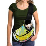 Colorful Buddha Lotus Print Pet Sling Carrier