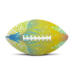Colorful Buddha Lotus Print Rugby Ball