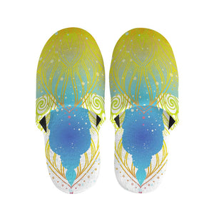 Colorful Buddha Lotus Print Slippers