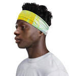 Colorful Buddha Lotus Print Sports Headband