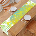 Colorful Buddha Lotus Print Table Runner