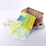 Colorful Buddha Lotus Print Towel