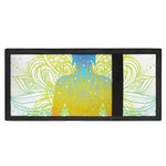 Colorful Buddha Lotus Print Trifold Wallet
