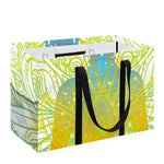 Colorful Buddha Lotus Print Utility Tote Bag