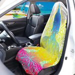 Colorful Buddha Lotus Print Waterproof Car Seat Cover