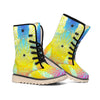 Colorful Buddha Lotus Print Winter Boots