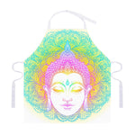 Colorful Buddha Mandala Print Adjustable Apron