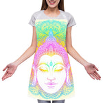 Colorful Buddha Mandala Print Adjustable Apron