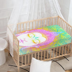 Colorful Buddha Mandala Print Baby Crib Sheet