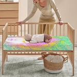 Colorful Buddha Mandala Print Baby Crib Sheet