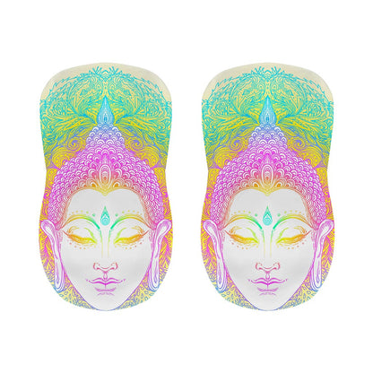 Colorful Buddha Mandala Print Bar Stool Covers
