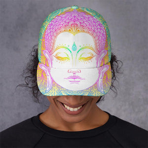 Colorful Buddha Mandala Print Baseball Cap