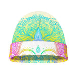 Colorful Buddha Mandala Print Beanie