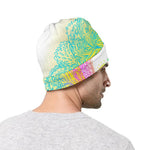 Colorful Buddha Mandala Print Beanie