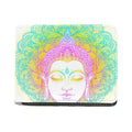 Colorful Buddha Mandala Print Bifold Wallet