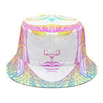 Colorful Buddha Mandala Print Bucket Hat