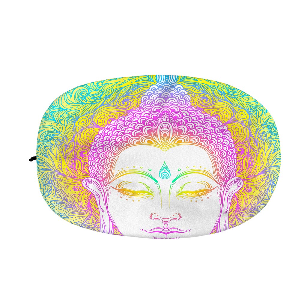 Colorful Buddha Mandala Print Car Side Mirror Covers