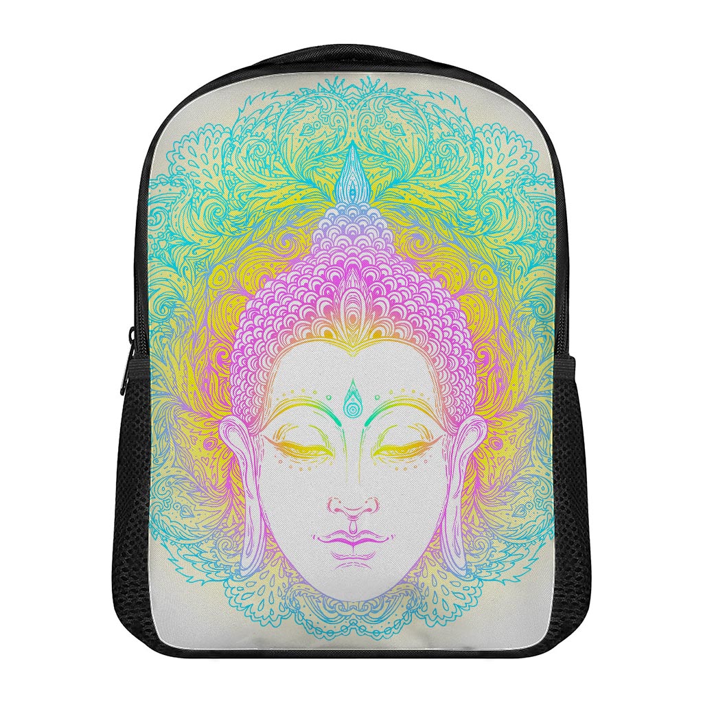 Colorful Buddha Mandala Print Casual Backpack