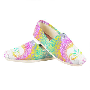 Colorful Buddha Mandala Print Casual Shoes