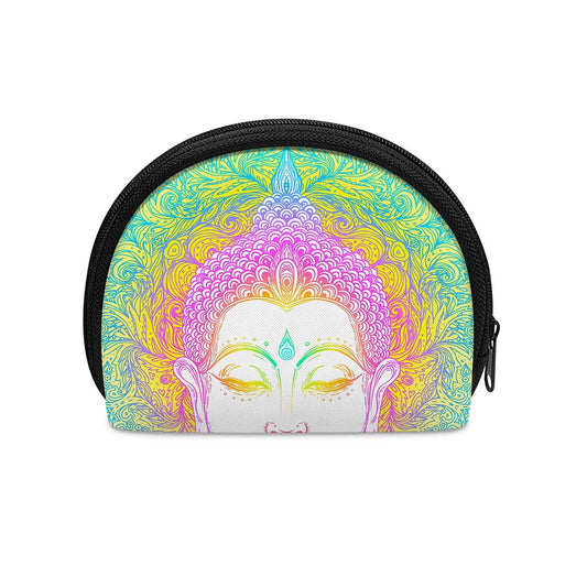 Colorful Buddha Mandala Print Coin Purse