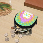 Colorful Buddha Mandala Print Coin Purse