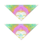 Colorful Buddha Mandala Print Dog Bandana