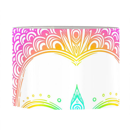 Colorful Buddha Mandala Print Drum Lamp Shade