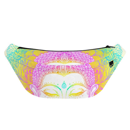 Colorful Buddha Mandala Print Fanny Pack