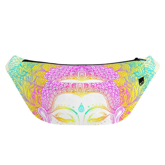 Colorful Buddha Mandala Print Fanny Pack