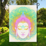 Colorful Buddha Mandala Print Garden Flag